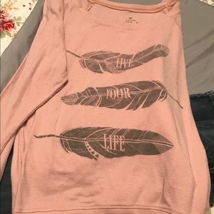 American Eagle off shoulder vintage top